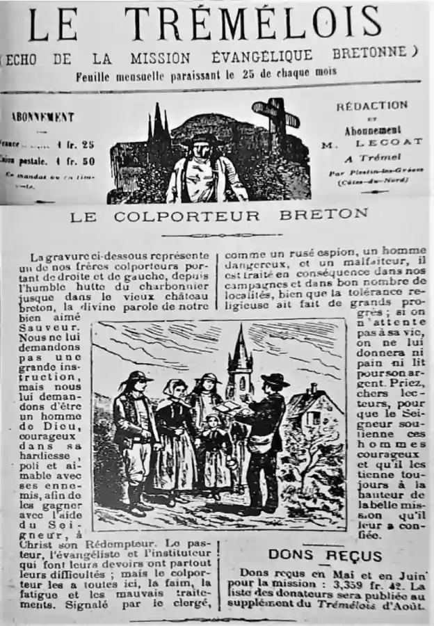 Le Trémelois : journal mensuel de la Mission de Trémel (1888-1914)